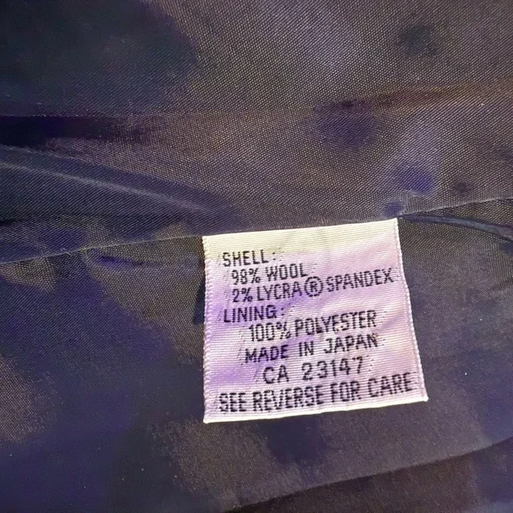 Talbots Classic Women’s Navy Wool Suit, 8P - Picture 8 of 12